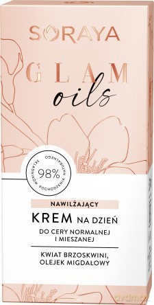 Soraya Glam Oils Krem nawilżający na dzień - cera normalna i mieszana 50 ml