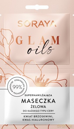 Soraya Glam Oils Supernawilżająca Maseczka żelowa na twarz - cera każdego rodzaju 10 ml