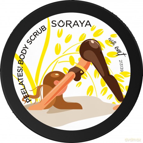 Soraya Healthy Body Diet Łagodnie złuszczający Scrub do ciała z wyciągiem z Owsa i olejem Krokoszowym 200g