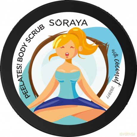 Soraya Healthy Body Diet Ujędrniający Scrub do ciała z łupinkami orzech i olejem Kokosowym 200g