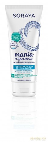 Soraya Mania Oczyszczania Żel oczyszczający do mycia twarzy 3w1 - cera normalna i mieszana 150 ml