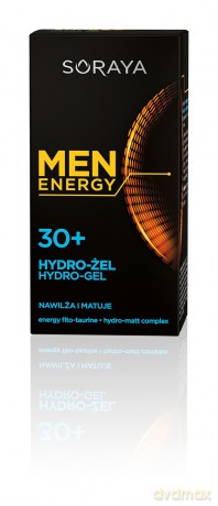 Soraya Men Energy 30+ Hydro - Żel nawilżająco matujący 50 ml