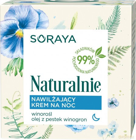Soraya Naturalnie Krem nawilżający na noc 50 ml