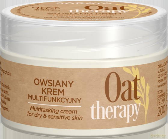 Soraya Oat Therapy Owsiany Krem multifunkcyjny - skóra sucha i wrażliwa 200 ml