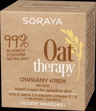 Soraya Oat Therapy Owsiany Krem na noc - cera wrażliwa 50 ml