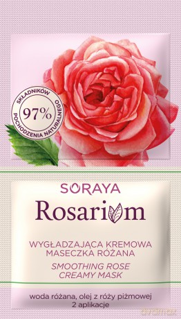 Soraya Rosarium Różana Maseczka kremowa wygładzająca 2x5 ml - saszetka