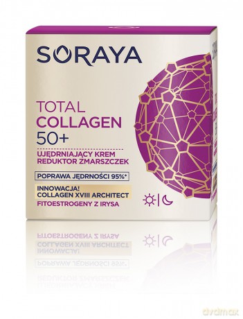 Soraya Total Collagen 50+ Krem ujędrniający-reduktor zmarszczek na dzień i noc 50 ml