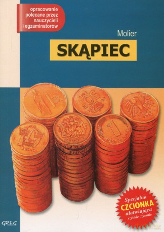 Skąpiec Lektura Wydanie Z Opracowaniem (broszurowa) - Molier [KSIĄŻKA]
