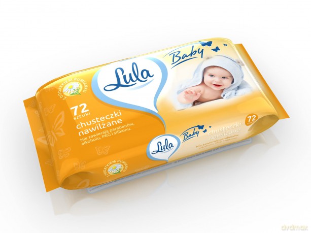 ST LULA Chusteczki nawilżane z RUMIANKIEM 72 szt