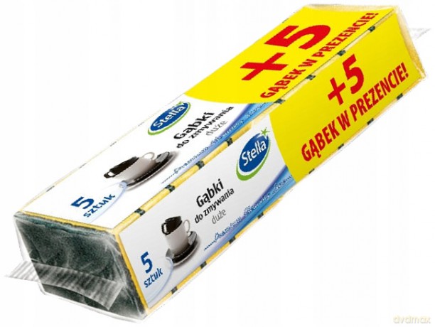 Stella Gąbka do Zmywania 5+5 Gratis