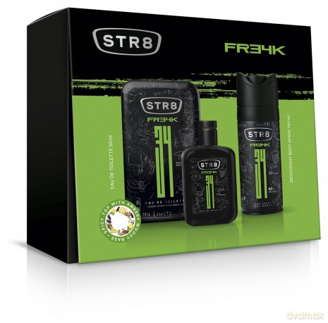 STR 8 Freak Zestaw prezentowy (dezodorant spray 150 ml+woda toaletowa 50 ml)