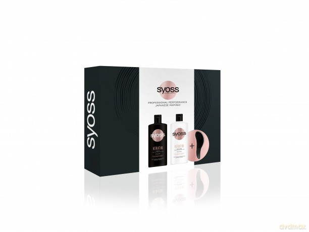 Syoss Zestaw prezentowy Keratin (szampon 440 ml+balsam 440 ml)