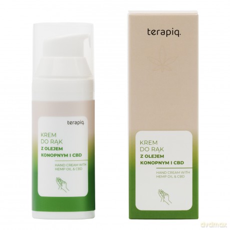 Terapiq CBD Krem do rąk z olejem konopnym i CBD 50 ml