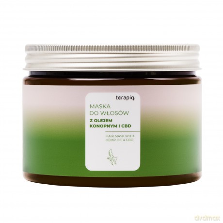 Terapiq CBD Maska do włosów z olejem konopnym i CBD 500 ml