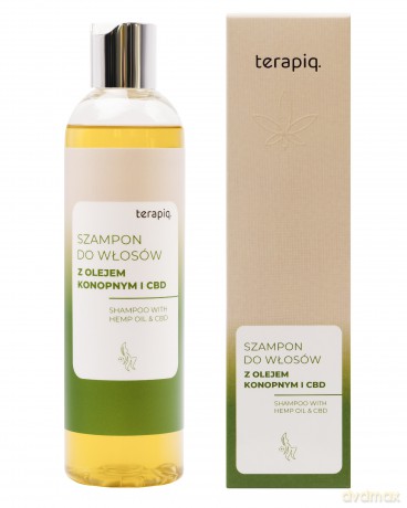 Terapiq CBD Szampon do włosów z olejem konopnym i CBD 300 ml