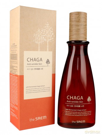 The SAEM Chaga Anti-Wrinkle Tonik przeciwzmarszczkowy do twarzy 160 ml