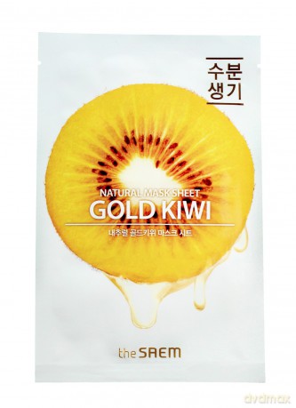 The SAEM Natural Maska w płacie Gold Kiwi 21ml