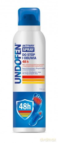 UNDOFEN Aktywny Spray do stóp i obuwia 48h 150 ml