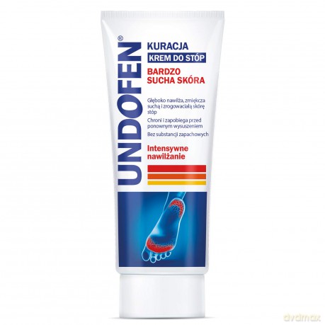 Undofen Krem-kuracja do stóp Intensywne Nawilżanie - skóra bardzo sucha 100 ml