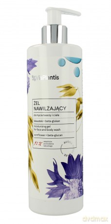 Vis Plantis Avena Vital Care Żel nawilżający do mycia twarzy i ciała 400 ml