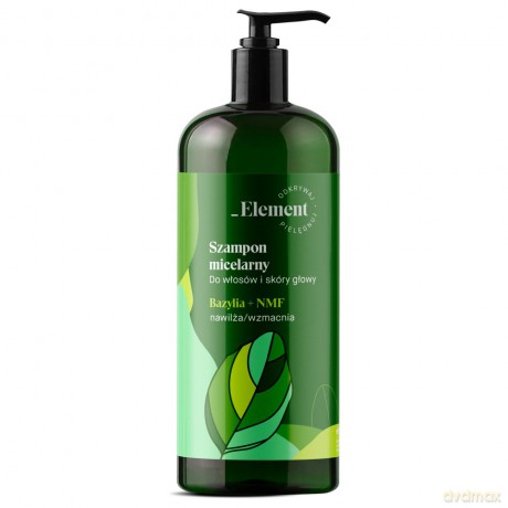 Vis Plantis Basil Element Szampon micelarny do włosów i skóry głowy Bazylia+NMF 500 ml