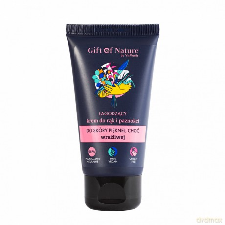 Vis Plantis Gift Of Nature Krem do rąk i paznokci łagodzący do skóry wrażliwej 50 ml