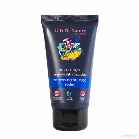Vis Plantis Gift Of Nature Krem do rąk i paznokci regenerujący do skóry suchej 50 ml
