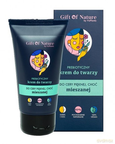 Vis Plantis Gift Of Nature Prebiotyczny Krem do twarzy do cery mieszanej 50 ml