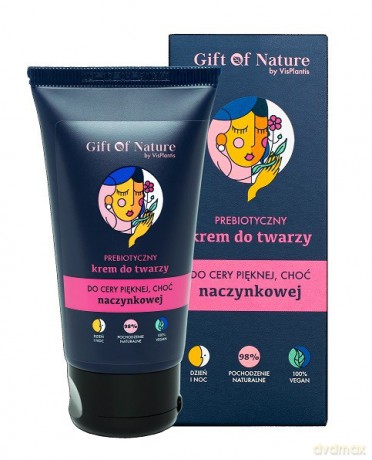 Vis Plantis Gift Of Nature Prebiotyczny Krem do twarzy do cery naczynkowej 50 ml