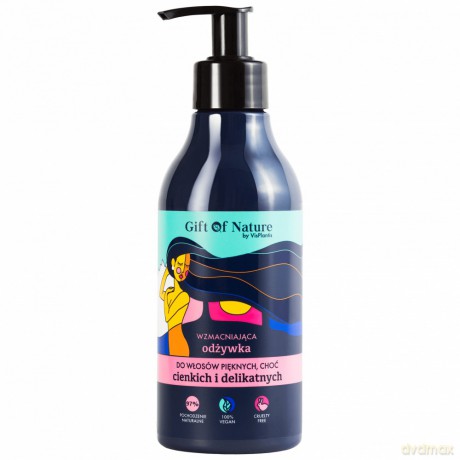 Vis Plantis Gift Of Nature Wzmacniająca Odżywka do włosów cienkich i delikatnych 300 ml