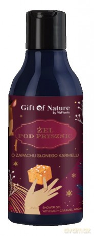 Vis Plantis Gift Of Nature Żel pod prysznic o zapachu słonego karmelu - edycja świąteczna 300 ml