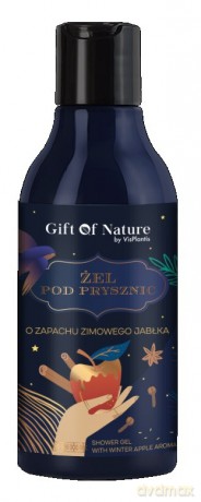 Vis Plantis Gift Of Nature Żel pod prysznic o zapachu zimowego jabłka - edycja świąteczna 300 ml
