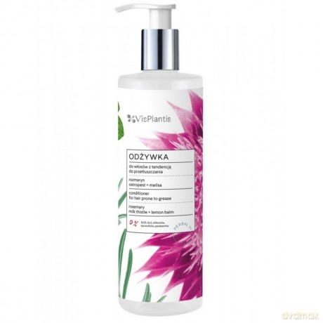 Vis Plantis Herbal Vital Care Odżywka do włosów z tendencją do przetłuszczania (rozmaryn-ostropest-melisa) 400 ml