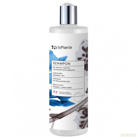 Vis Plantis Herbal Vital Care Szampon do włosów cienkich i bez objętości (czarnuszka-bawełna-len) 400 ml