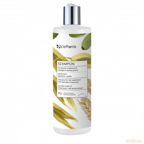 Vis Plantis Herbal Vital Care Szampon do włosów osłabionych (pestki dyni-pszenica-owies) 400 ml