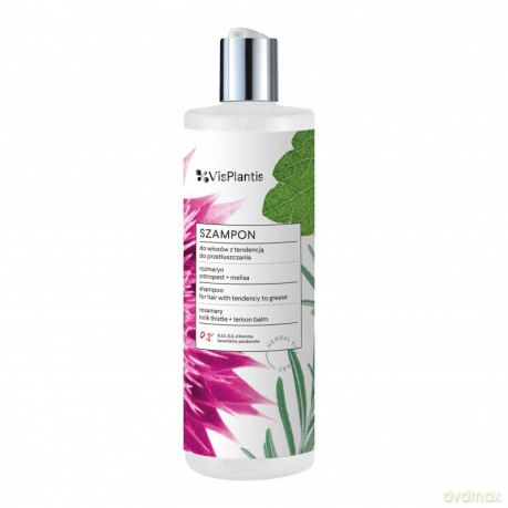 Vis Plantis Herbal Vital Care Szampon do włosów z tendencją do przetłuszczania (rozmaryn-ostropest-melisa) 400 ml