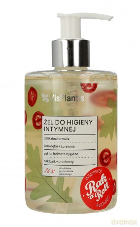 Vis Plantis Herbal Vital Care Żel do higieny intymnej Kora Dębu+Żurawina 300 ml