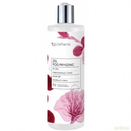 Vis Plantis Herbal Vital Care Żel pod prysznic Olejek Kameliowy-Wiśnia 400 ml