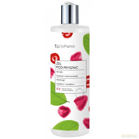 Vis Plantis Herbal Vital Care Żel pod prysznic Żurawina-Malina Moroszka 400 ml