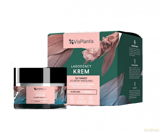 Vis Plantis Krem łagodzący na dzień i noc Kurkuma - do cery wrażliwej 50 ml