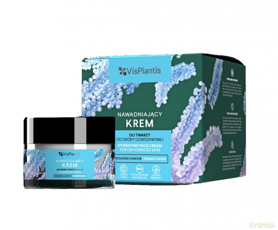 Vis Plantis Krem nawadniający na dzień i noc Wegański Kawior - do cery odwodnionej 50 ml