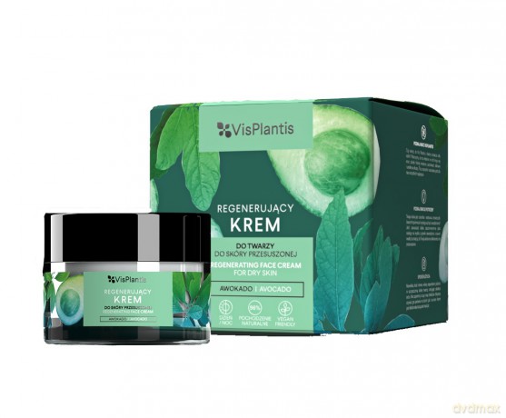 Vis Plantis Krem regenerujący na dzień i noc Awokado - do cery przesuszonej 50 ml