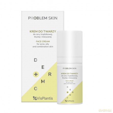 Vis Plantis Problem Skin Krem do twarzy - do cery trądzikowej,tłustej i mieszanej 30 ml