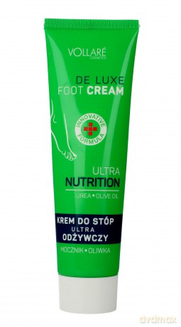 Vollare De Luxe Ultra odżywczy krem do stóp - mocznik i oliwka 100 ml