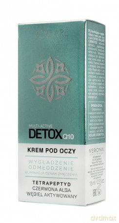 Vollare Detox Q10 Krem pod oczy Wygładzenie -Odmłodzenie 15 ml