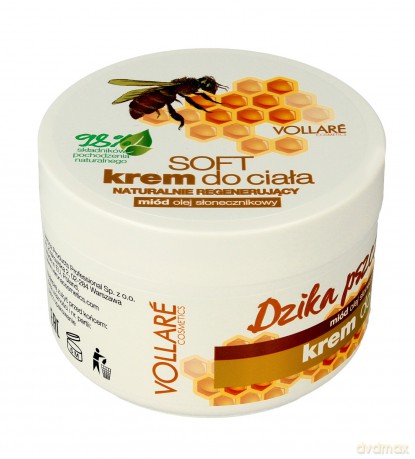 Vollare Dzika Pszczoła Krem do ciała naturalnie regenerujący 225 ml