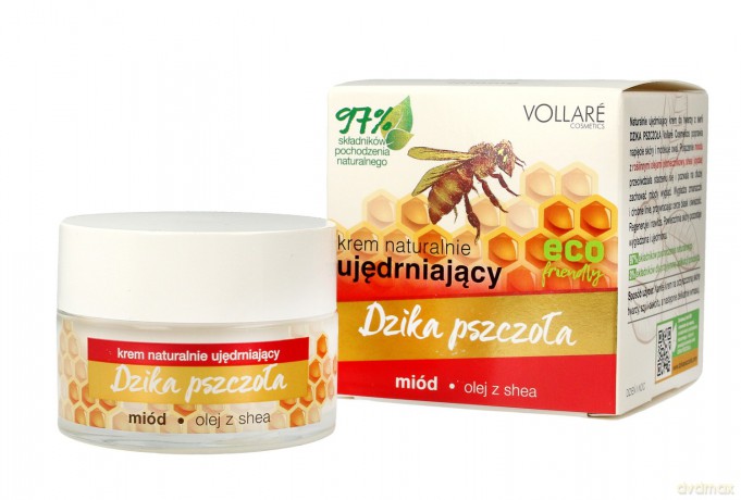Vollare Dzika Pszczoła Krem naturalnie ujędrniający do twarzy 50 ml