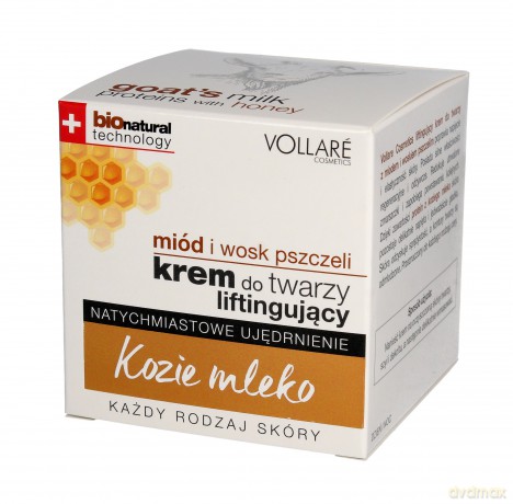 Vollare Kozie Mleko Krem do twarzy liftingujący na dzień i noc 50 ml