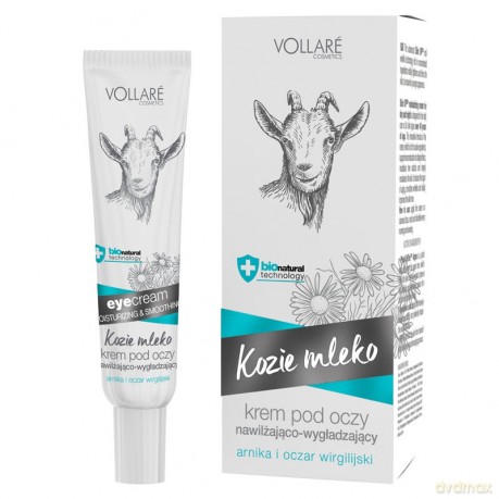 Vollare Kozie Mleko krem pod oczy nawilżająco-wygładzający 15 ml