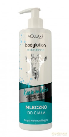 Vollare Kozie Mleko Mleczko do ciała długotrwale nawilżające 400 ml